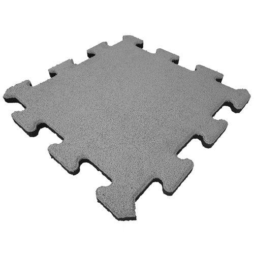 Vivol - Fallschutzmatte - Puzzle-system - Mittelstück - 50x50cm - 25mm - Grau