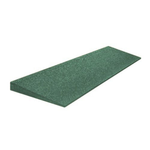 Vivol - Fallschutzmatten-anlaufkante - 45 Mm - Grün - 75 X 25 Cm - Begehbar & Befahrbar