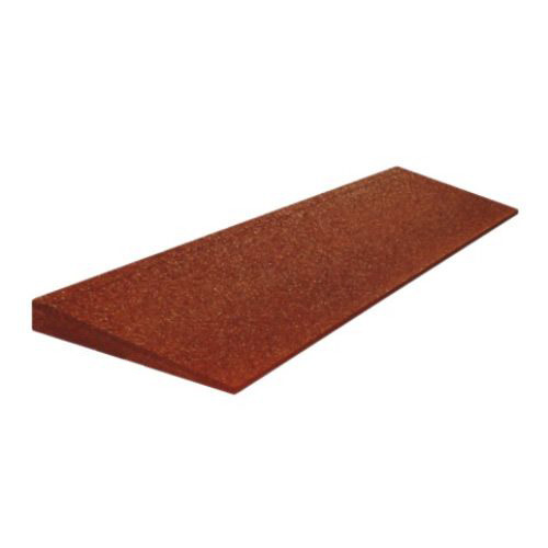 Vivol - Fallschutzmatten-anlaufkante - 45 Mm - Rot - 75 X 25 Cm - Begehbar & Befahrbar