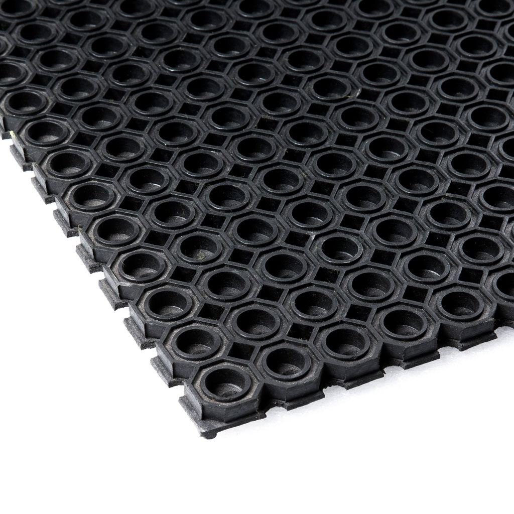 Vivol - Schwerlast-ringgummimatten - 'heavy Duty' - 100x150cm - 12 Mm