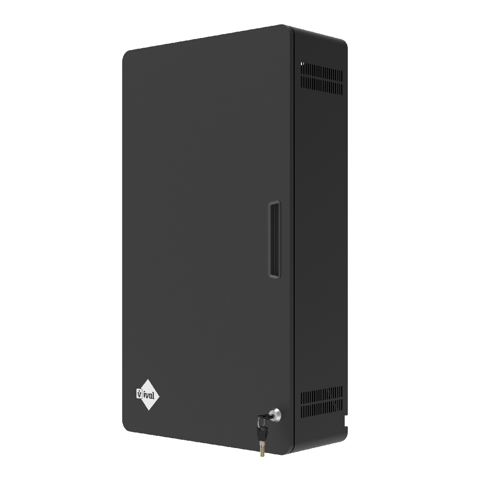 Tablet-schrank Safelock8 - Usb - Wandmontage - Kompakter Ladeschrank Für 8 Tablets