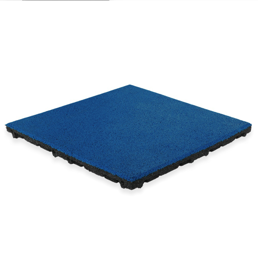 Vivol - Epdm-fallschutzmatte - 45 Mm - 50 X 50 Cm - Hic 1,5m - Dunkelblau - Tüv-geprüft