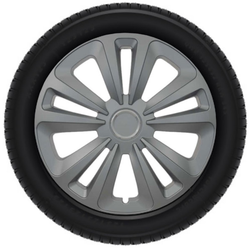 Radkappen-satz - 14 Zoll – Terra Ring – Silber