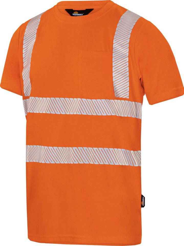 Herren Warnschutz-t-shirt Vwts3no Gr. 2xl Warnorange - Vizwell