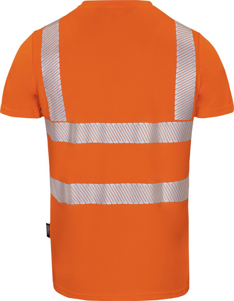 Herren Warnschutz-t-shirt Vwts3no Gr. 2xl Warnorange - Vizwell Bild 3