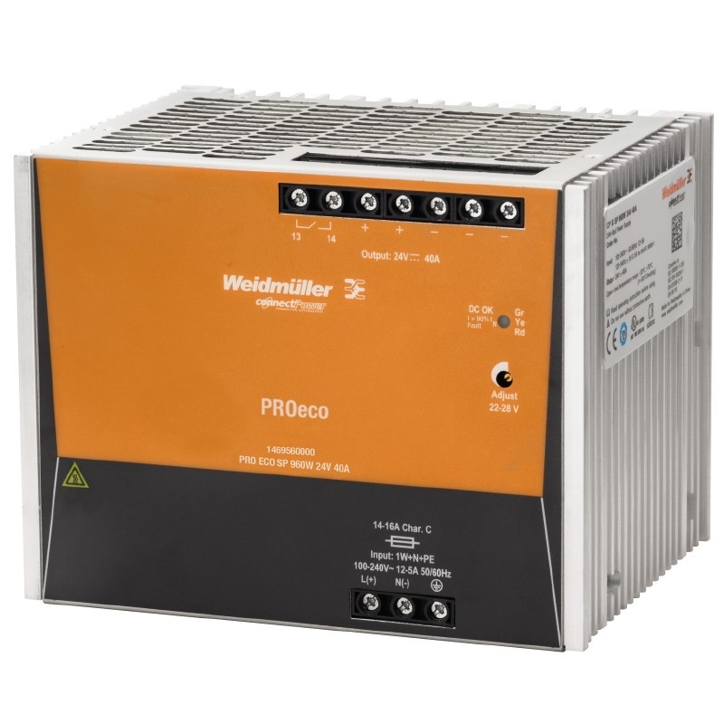 Weidmüller Schaltnetzgerät 24v 40a (pro Eco3 960w)