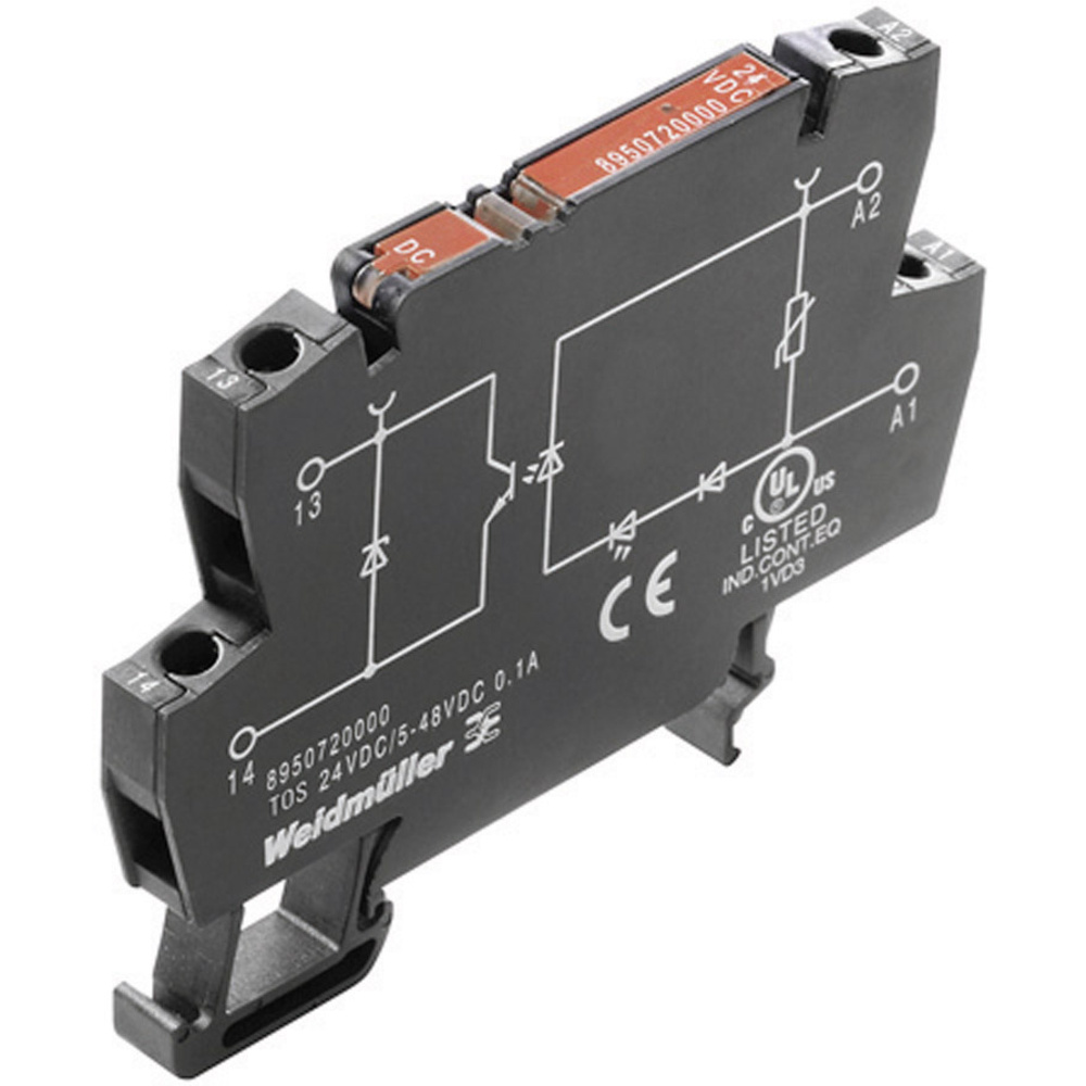 Weidmuller - Weidmüller Optokopplerrelais 8950900000-1 0.5 A Schaltspannung (max.): 48 V/dc 1 St.