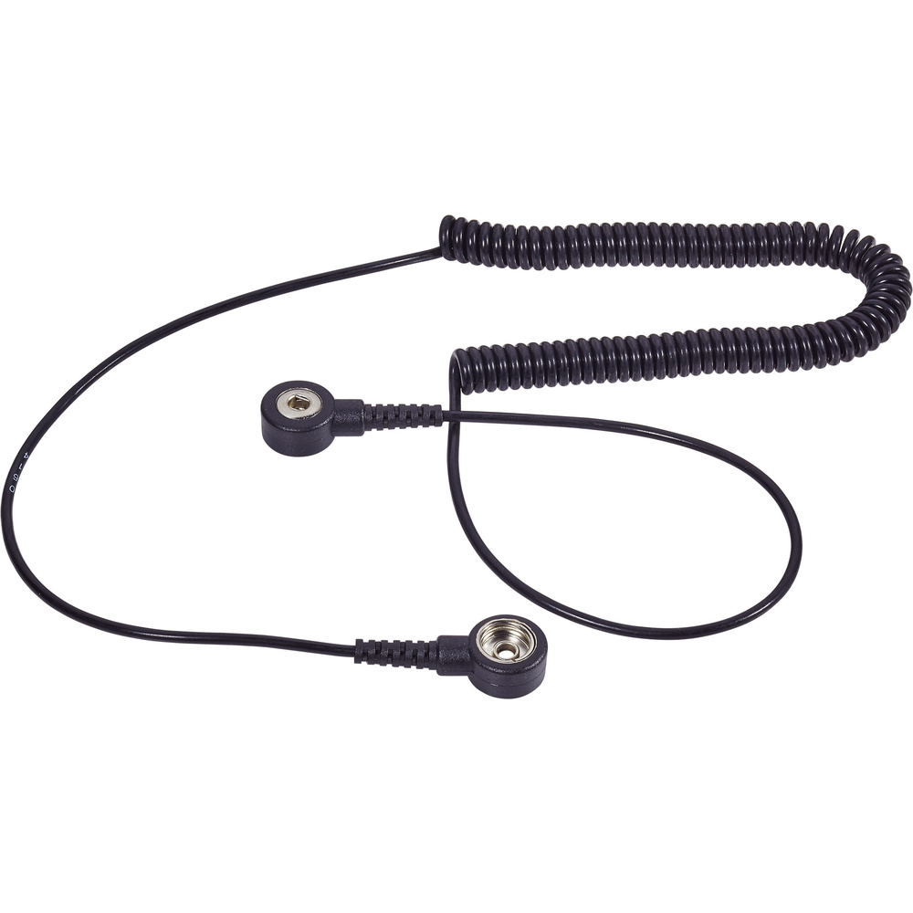 Wolfgang Warmbier - 2101.752.3.10 Esd-erdungskabel 2.40 M Druckknopf 10 Mm, Druckknopf 3 Mm