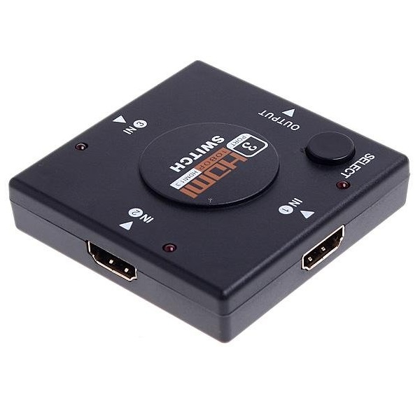 Schalter 3x1 Hdmi Schwarz Yatek Yk-0301c