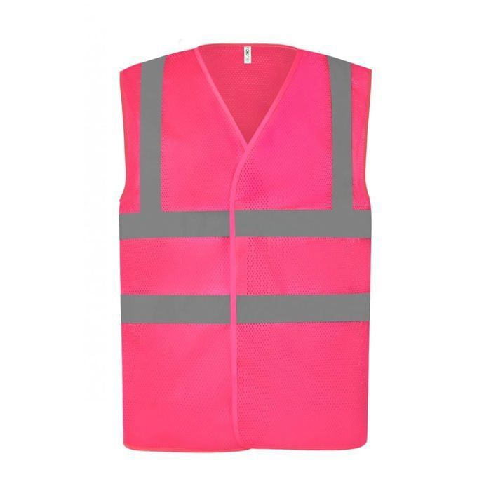 Schutzkleidung Yoko Hi-vis Top Cool Recycled Mesh Atmungsaktiv Klettverschluss
