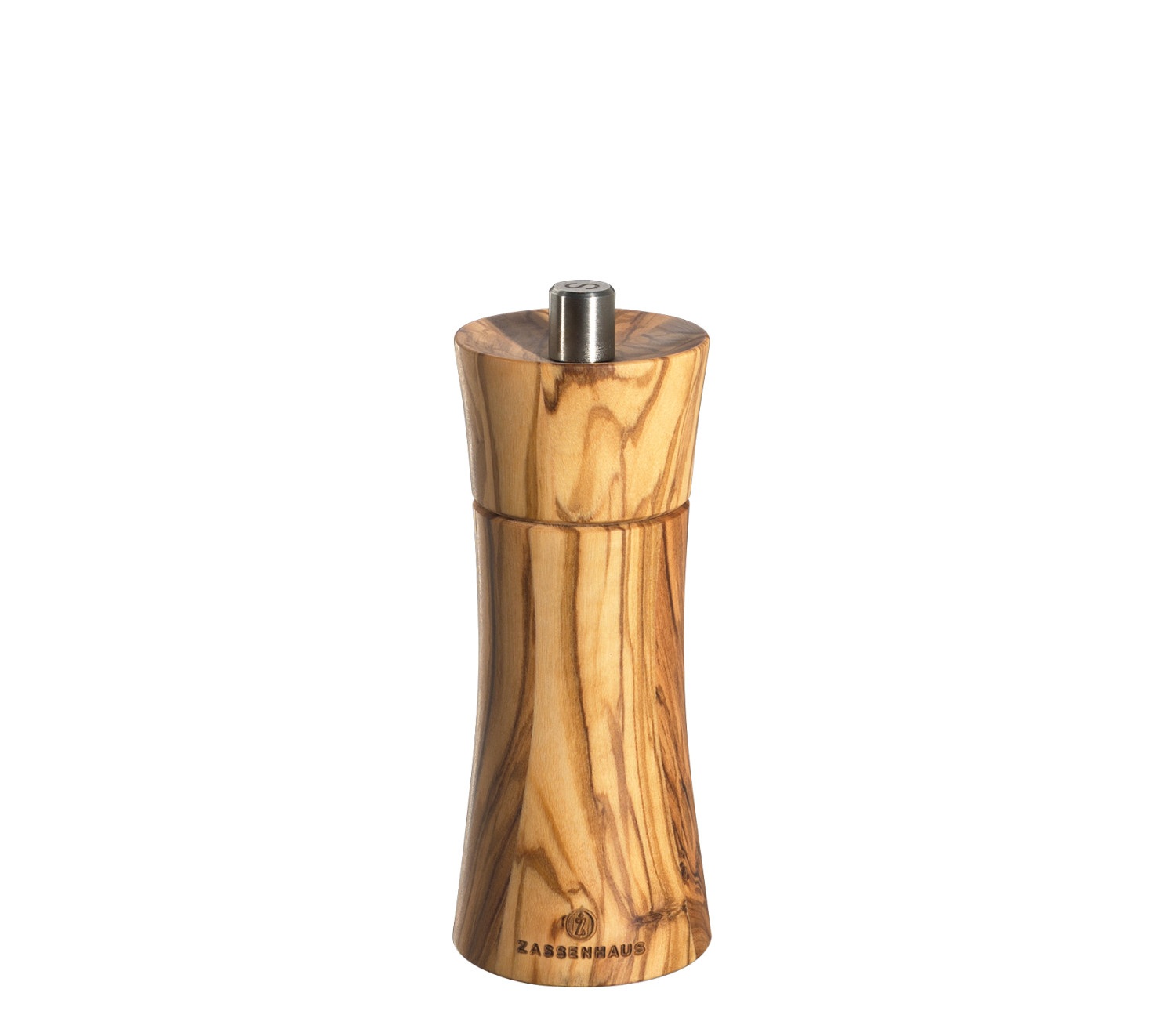 Zassenhaus Frankfurt Salzmühle, Durchmesser 5,5 X 14 Cm, Olivenholz