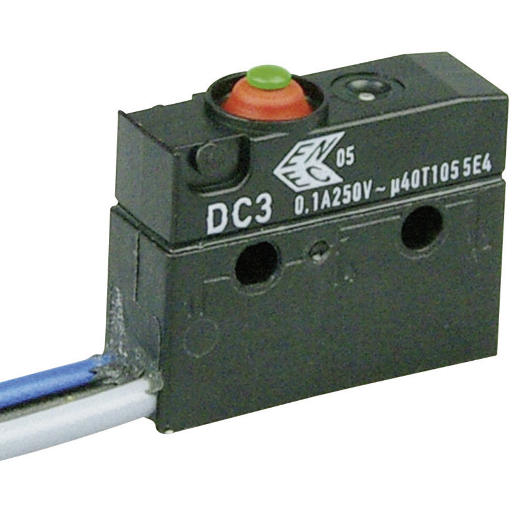 Zf - Dc3c-c3aa Mikroschalter Dc3c-c3aa 250 V/ac 0.1 A 1 X Ein/(ein) Ip67 Tastend 1 St.