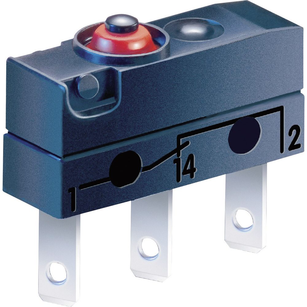 Zf - Dc2c-l1aa Mikroschalter Dc2c-l1aa 250 V/ac 10 A 1 X Ein/(ein) Tastend 1 St.