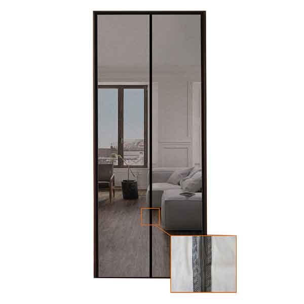 Verminderbares Magnetisches Insektenschutznetz Mit Pvc-rahmen 150x250 Cm