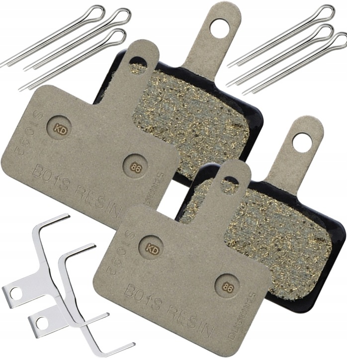 Original Shimano B05s Bremsbeläge, 2 Sets – 1 Fahrrad