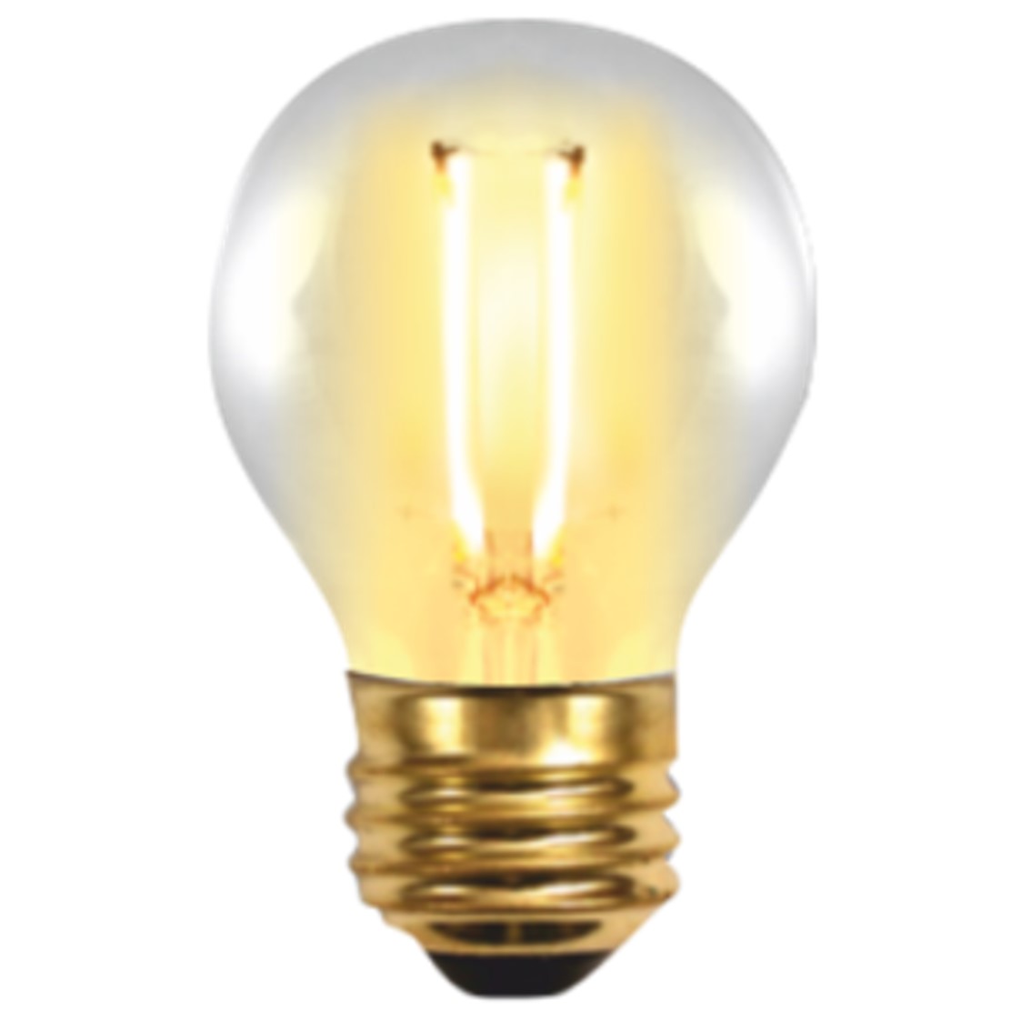 Led Glühbirne Silber Elektronischer Glühfaden Edison Spherical 2w=25w - E27 - 2.200k - 320º - 150 Lm - Extra Warmes Licht - A+