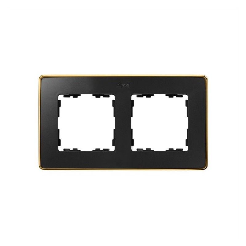 Frame 2 Elemente Graphit Gold Basis Simon 82 Detail 8201620-242