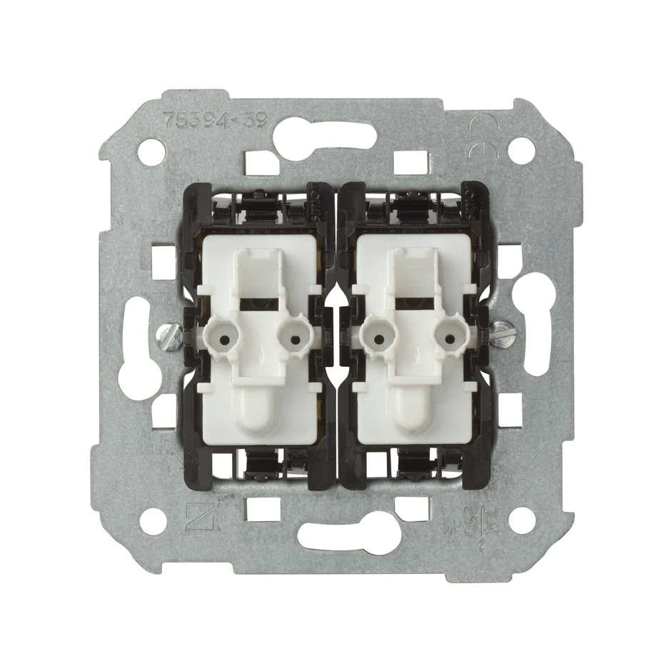 Doppelschalter Mit Licht Simon 75394-39