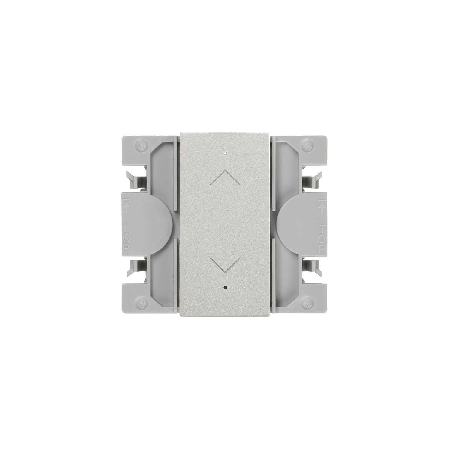 Simon 270 Io-blindschalter Mit Schmalem Aluminiumknopf 21001333-093