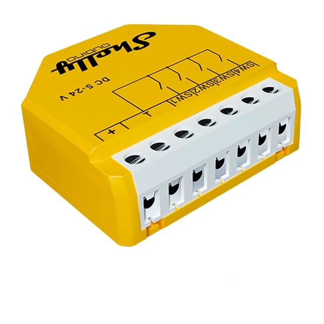 Qubino Wave i4 DC, Schalter