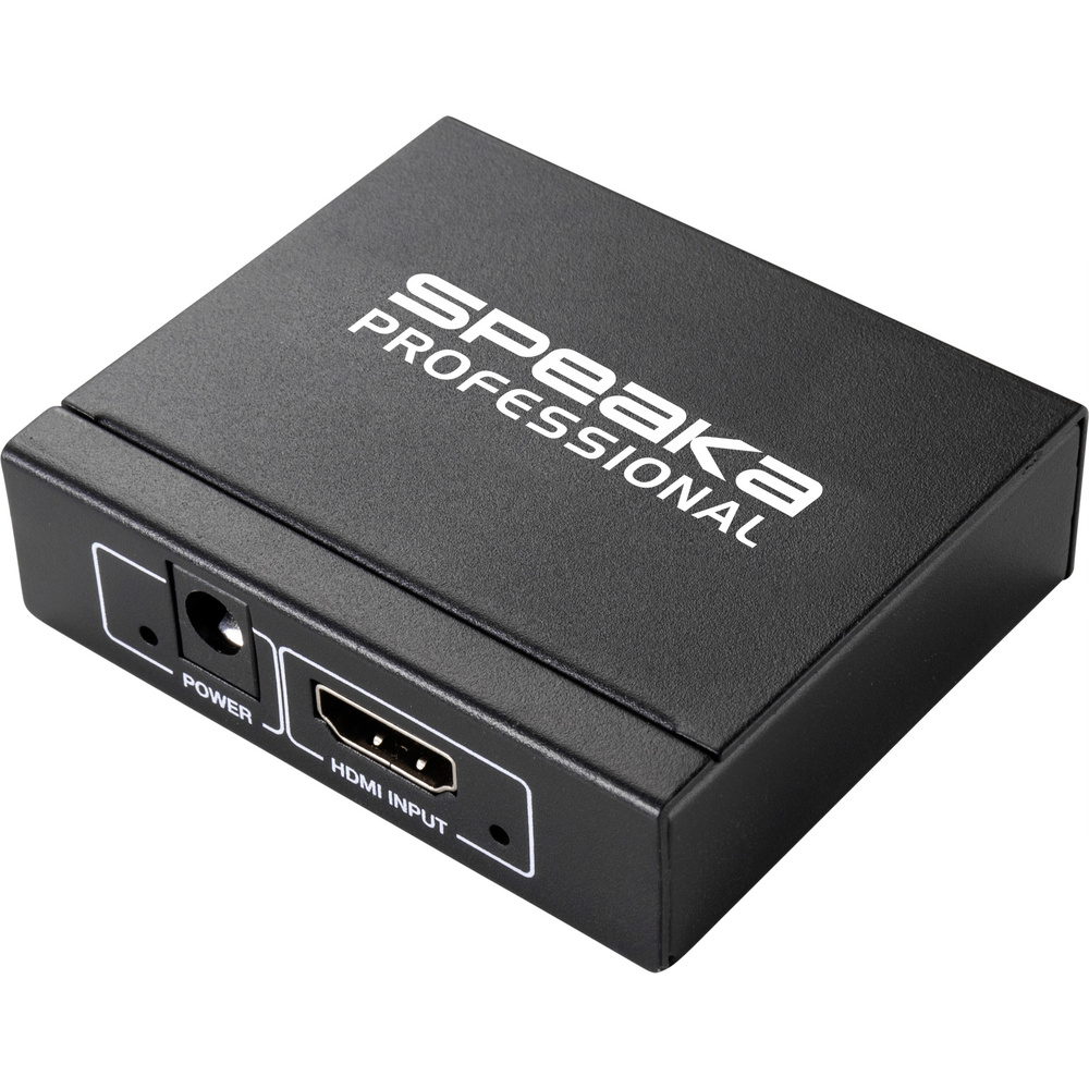 Speaka Professional 2 Port Hdmi-splitter 3d-wiedergabe Möglich 1920 X 1080 Pixel Schwarz