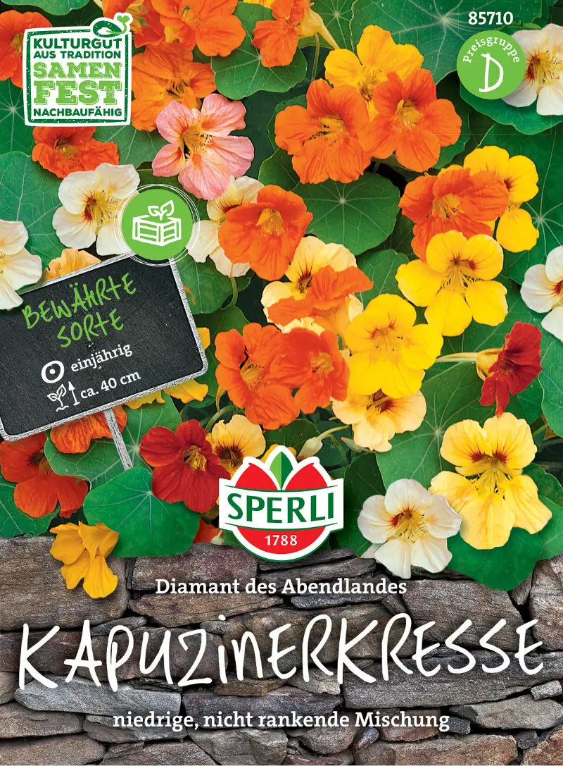 Sperli - Kapuzinerkresse Diamant Des Abendlandes - Blumensamen