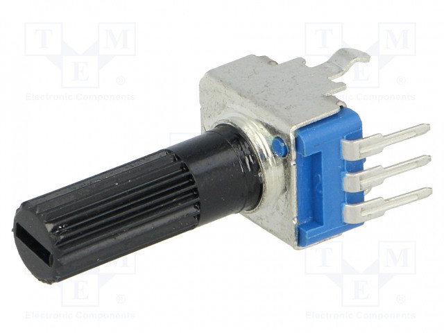 Potentiometer 10k Linear Für Leiterplatte 6mm Durchmesser Kunststoffschaft