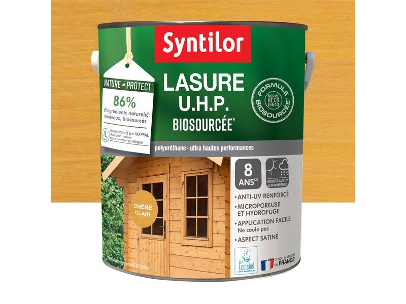 Syntilor Uhp Naturschutzlasur Biosourced 8 Jahre Eiche Hell Satiniert 5 L Syntilor