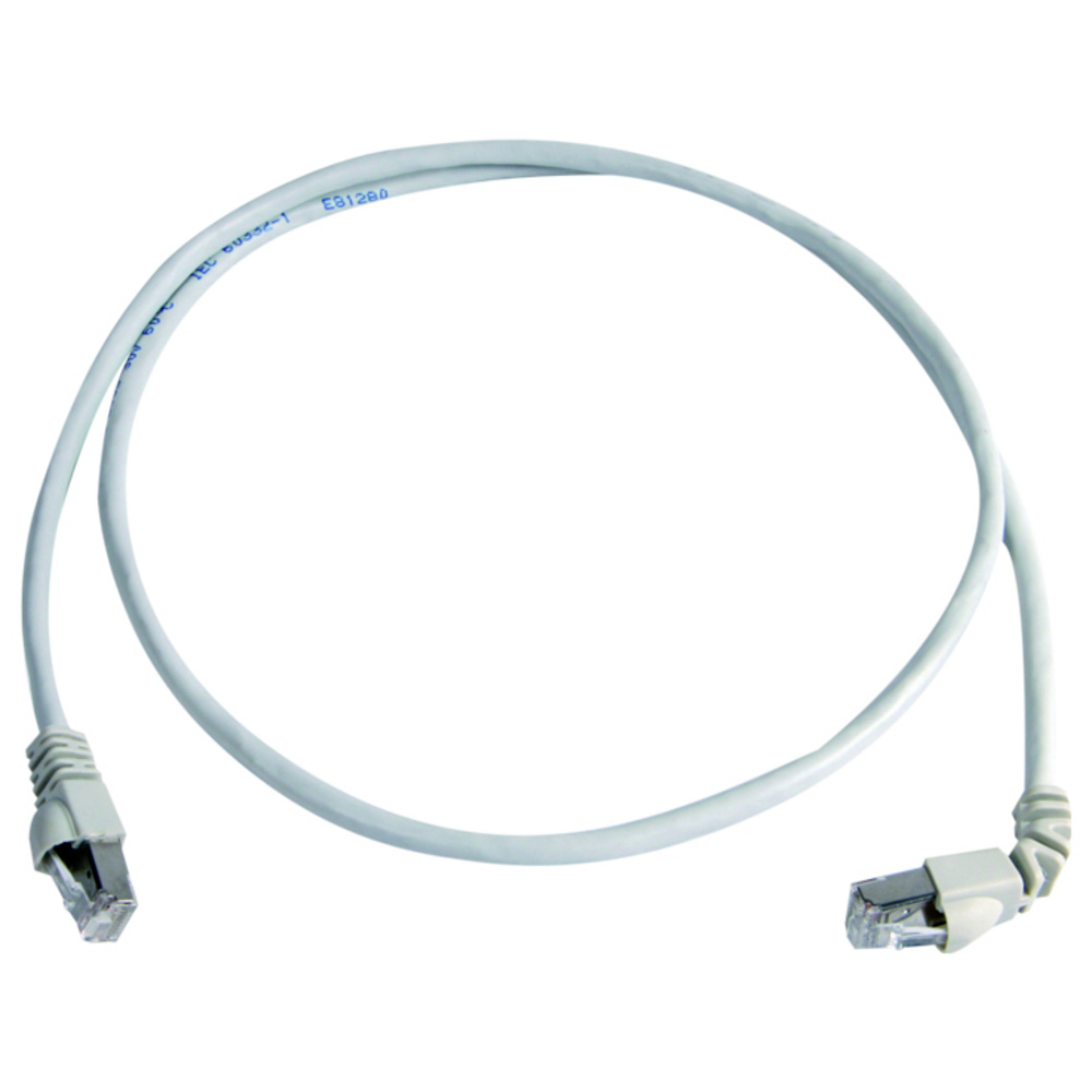 Telegärtner 100008286 Rj45 Patchkabel Cat 6a S/ftp 1.5 M Grau Flammwidrig, Mit Knickschutztülle 1 St