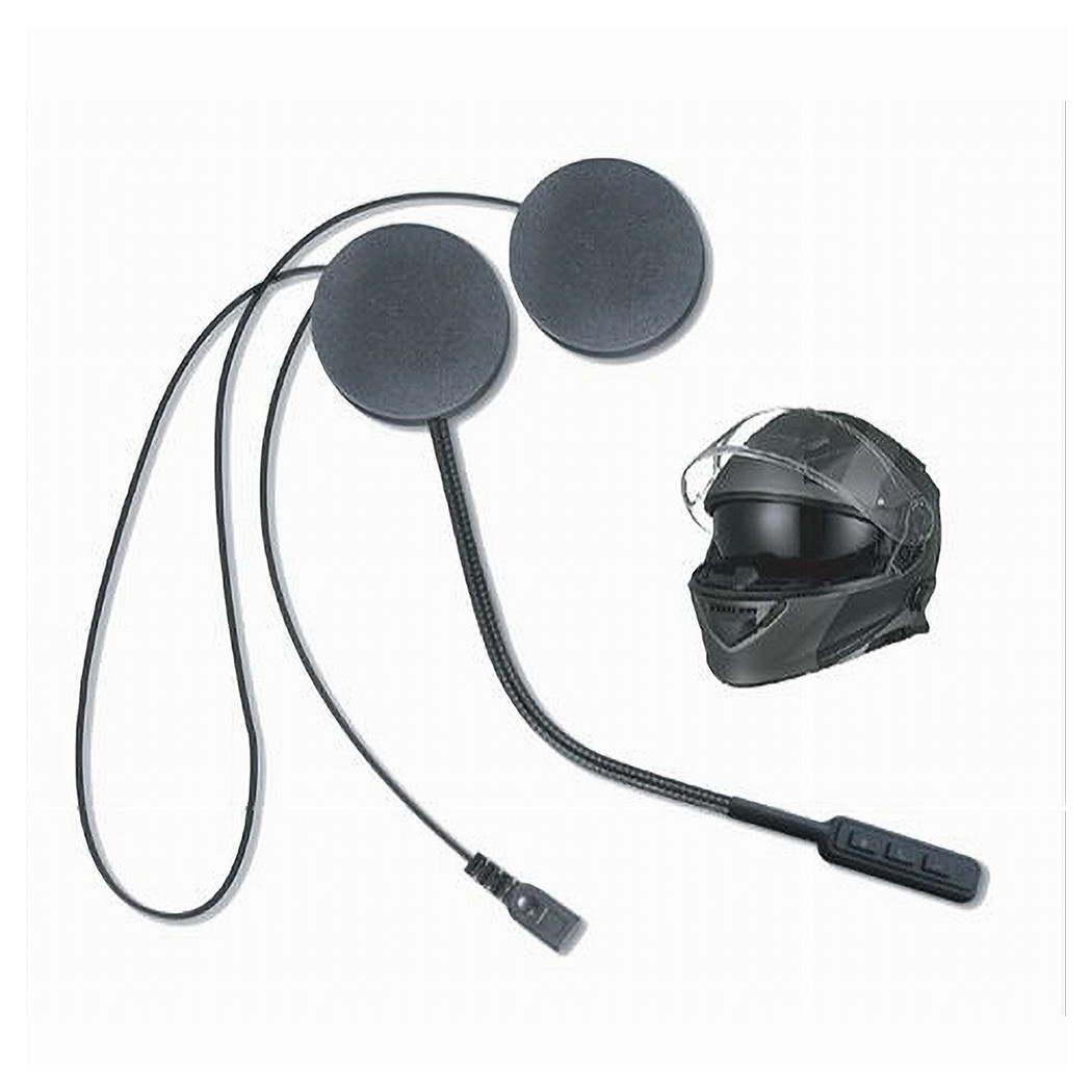 Trade Shop - Wiederaufladbare Intercom-kopfhörer Bluetooth-helm-motorrad-roller-kopfhörer Au-bt012 -