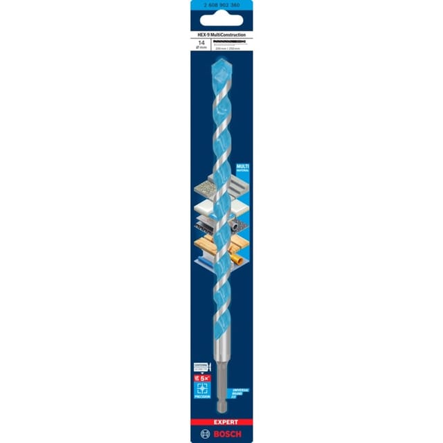 EXPERT HEX-9 MultiConstruction Bohrer, Ø 14mm