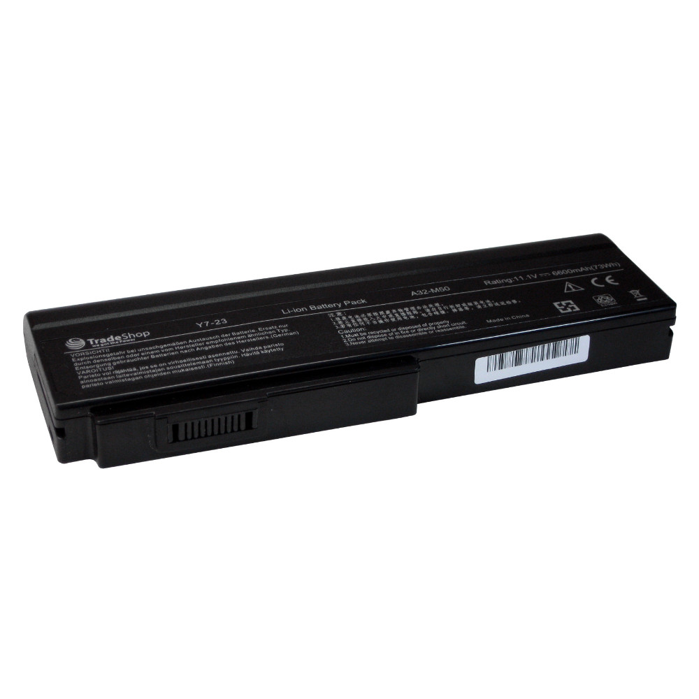 Trade-shop Laptop Notebook Akku 6600mah Für Asus M70sa M70sr X55 X-55 X55sa X55sr X55sv X57vn X55q X57 X-57 X57sr X57vc G50 G-50 G50vt G50e G50t G51 G-51 G51j G51j-a1 G51j-3d G51jx-a1 G51jx-x1