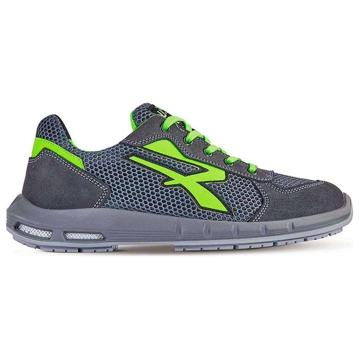 Sicherheits-sneaker Gemini Esd Plus S1p Src - Grau / Limettengrün 38