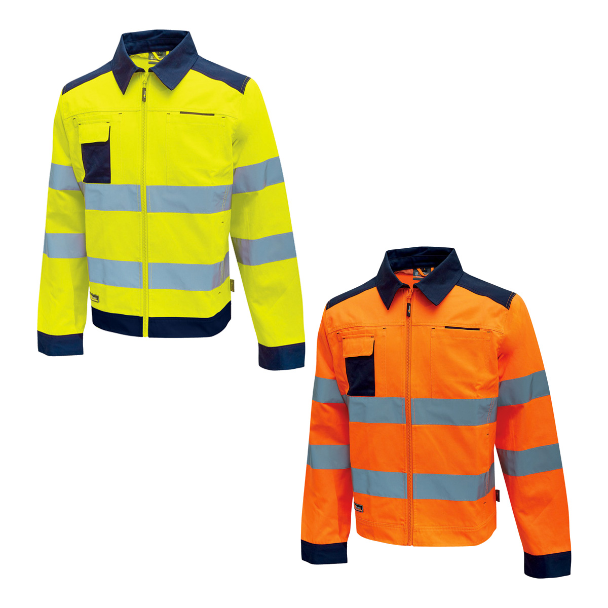 Hochsichtbare Arbeitsschutzjacke Gleam - Neonorange Xl