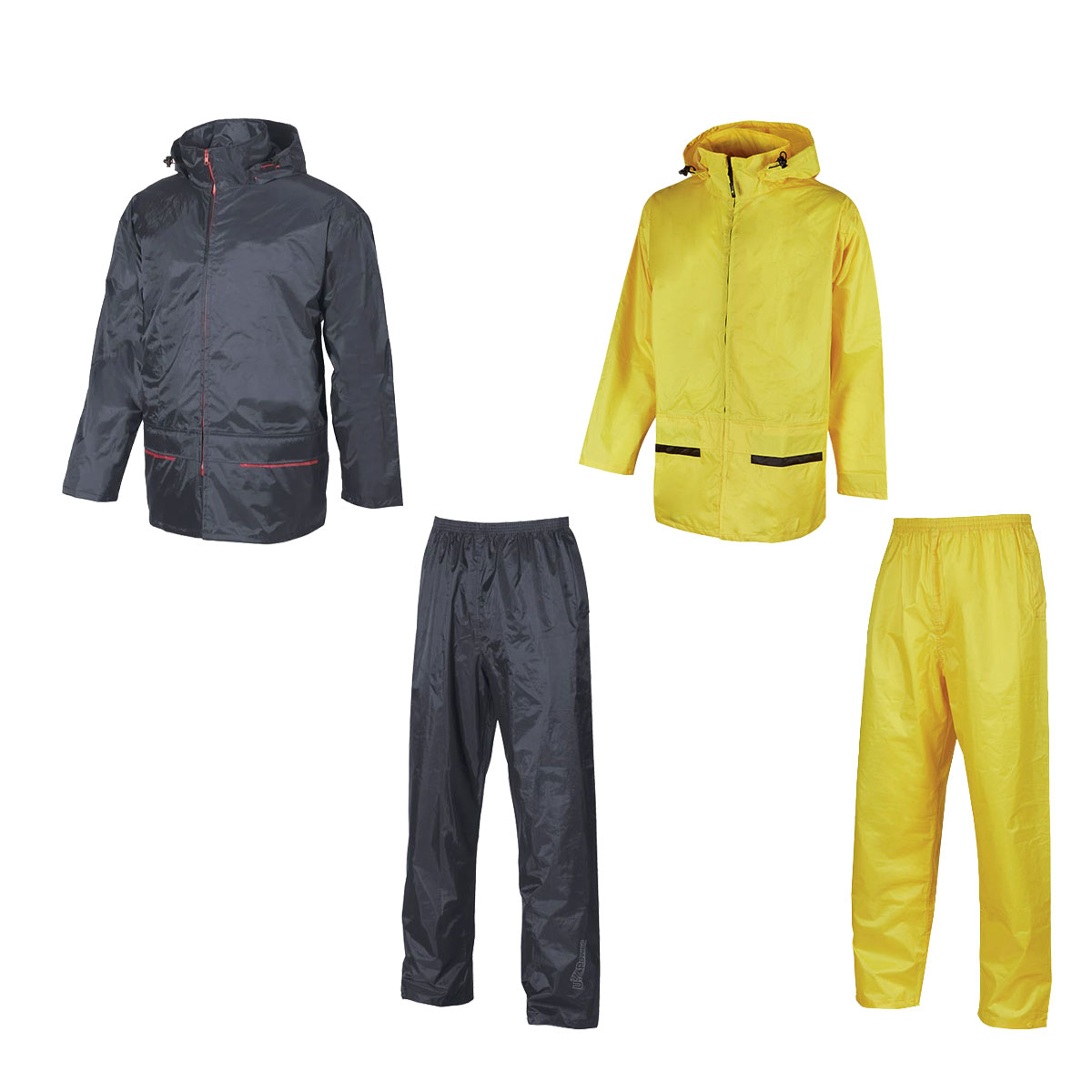 Regen-arbeitsset Echo - Schwarz M - 42