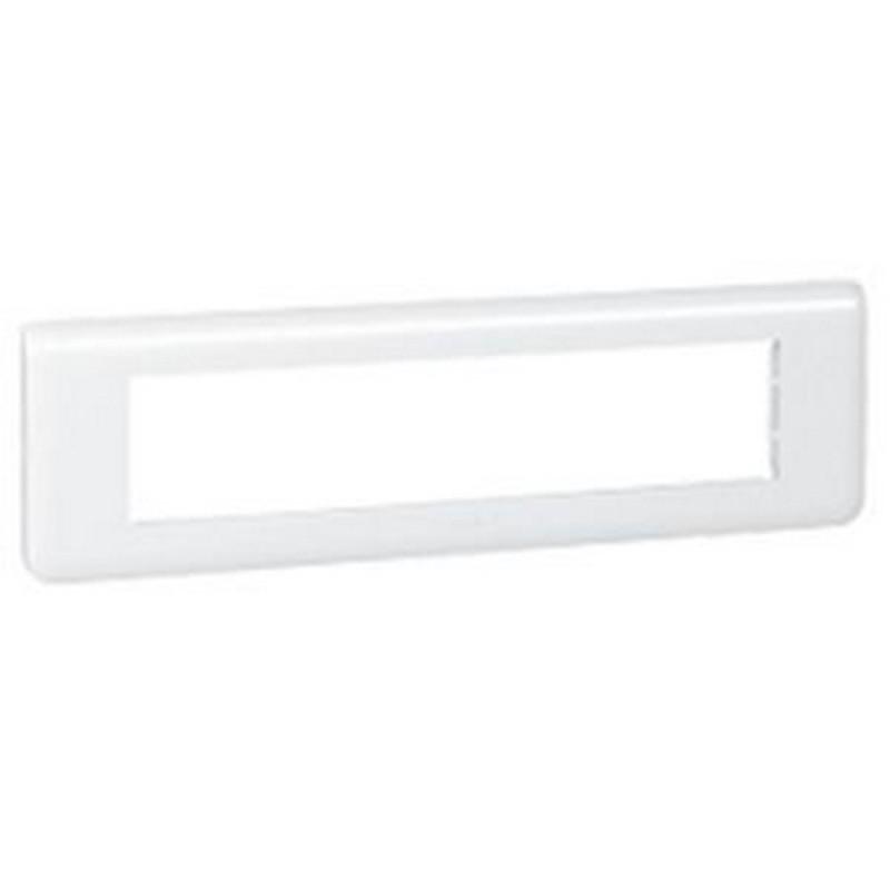 Legrand 078810 – Mosaikplatte – 10 Horizontale Module – Weiss