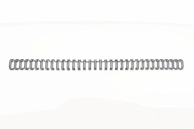 Gbc Drahtbinder Drahtbinder De Draht 9.5mm - A4 Schwarz (100) - Professionell Langlebig Flexibel -- Farbe Schwarz