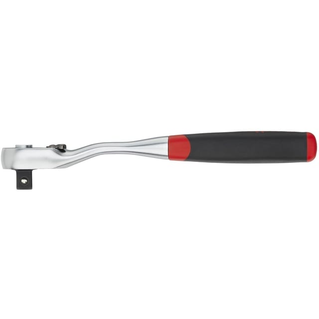 Umschaltknarre 1/2", Druckknopf und Kugelsicherung