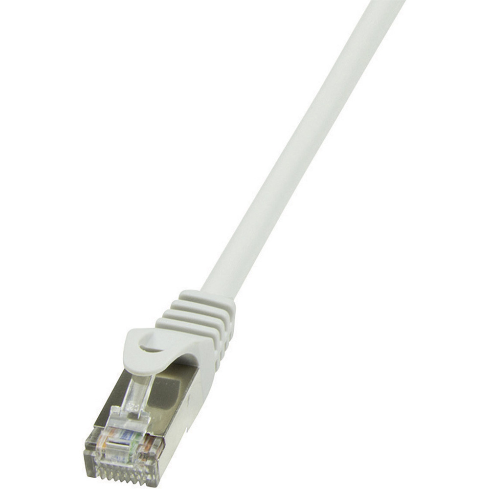 Logilink Cp2032s Rj45 Patchkabel Cat 6 F/utp 1.00 M Grau Mit Rastnasenschutz 1 St.