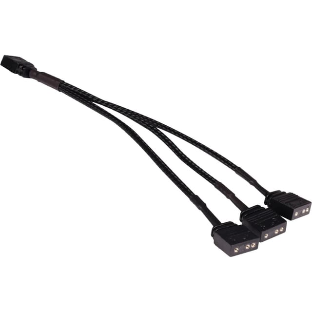 Y-Kabelsplitter aRGB 3-Pin auf 3x 3-Pin, 15cm