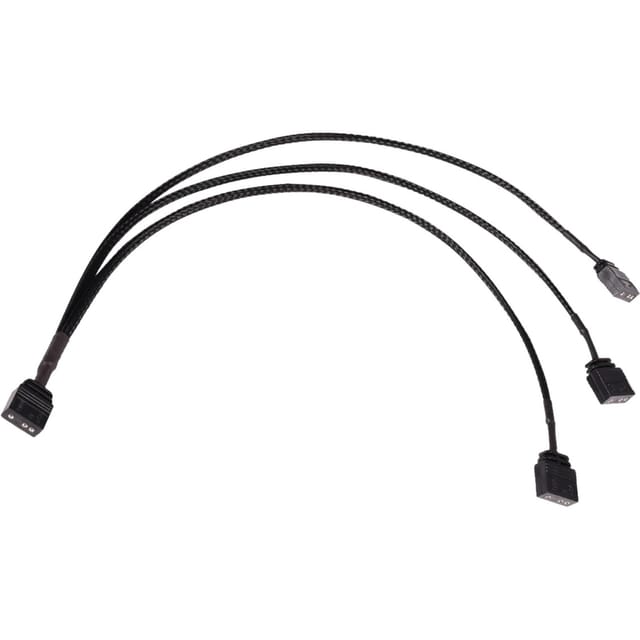 Y-Kabelsplitter aRGB 3-Pin auf 3x 3-Pin, 30cm