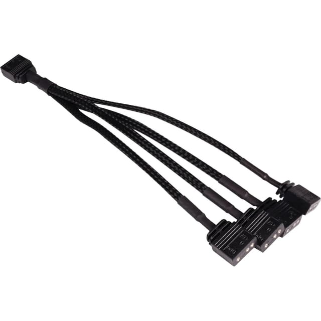 Y-Kabelsplitter aRGB 3-Pin auf 4x 3-Pin, 15cm