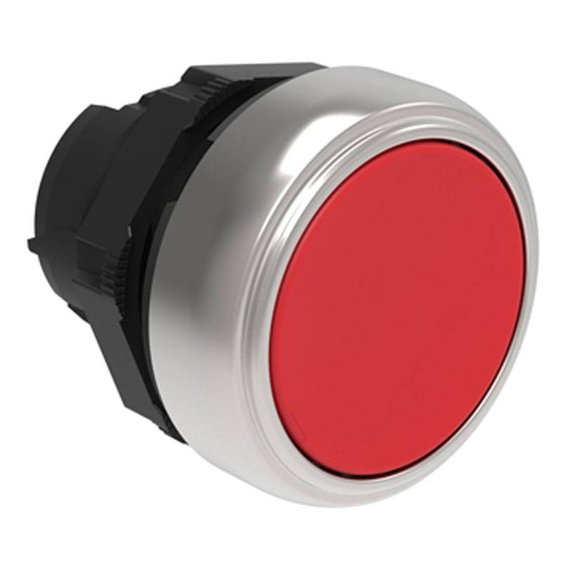 Drucktaste Rastend Lovato Platinum Rasiert Rot Lpcb104