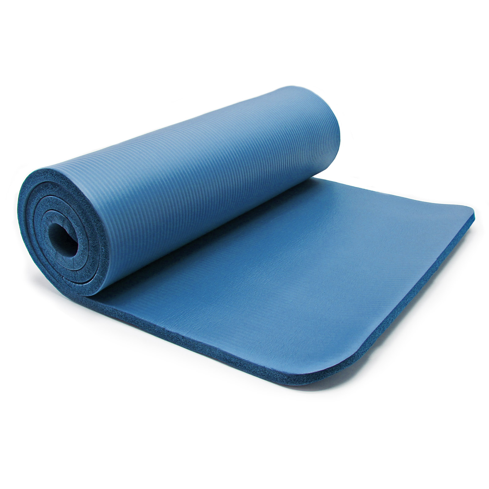 Wiltec Yogamatte Blau 190x100x1,5cm Turnmatte Gymnastikmatte Bodenmatte Rutschfest Extradick Sport