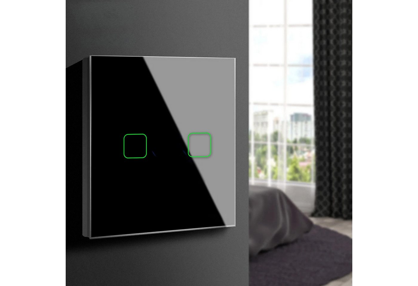 Schalter Maclean Mce703b Touch Wasserdicht Led