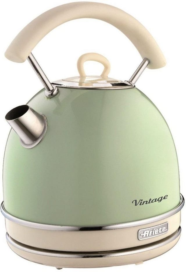 Vintage Wasserkocher Green, rund