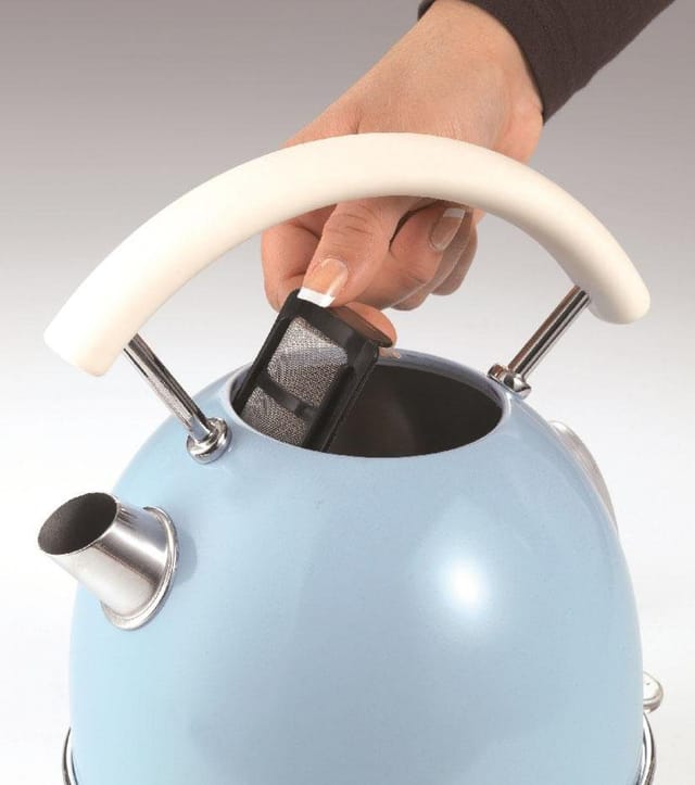 Vintage Wasserkocher Blue, rund