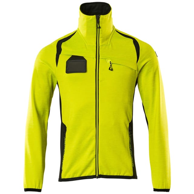 Mascot Fleecepullover Mit Reißverschluss 19403 Gr. L Hi-vis Gelb/schwarz