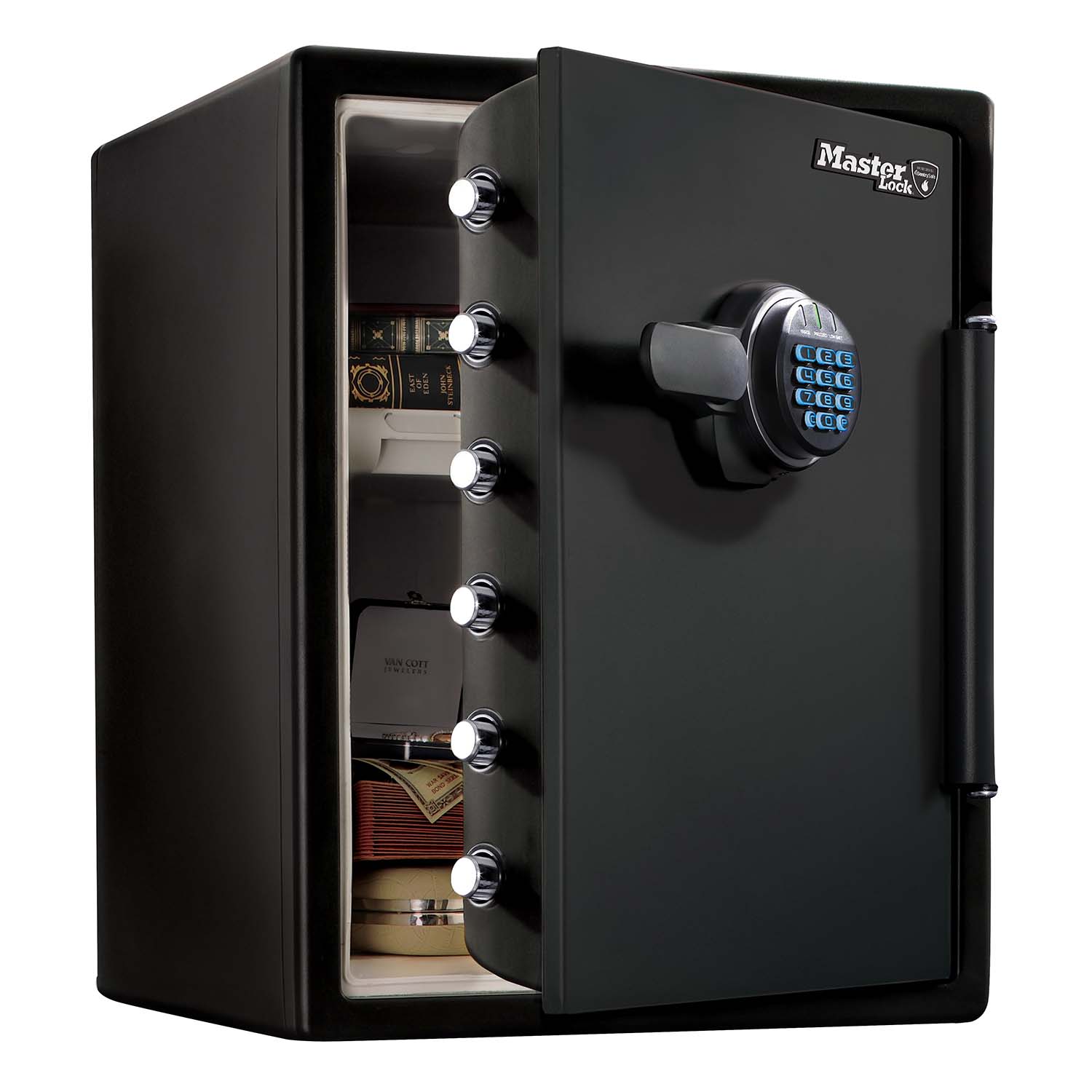 Master Lock Tresor [feuer- & Wasserfest] [56,5 L] [elektronische Kombination] – Lfw205fyc – Für Ausweise, A4-dokumente, Laptop Usw.