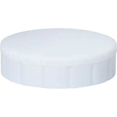 Maul Magnet Maulsolid (ø X H) 24 Mm X 8 Mm Rund Weiß 10 St. 6162402